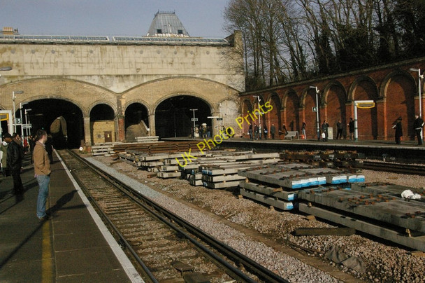 Photo 6"x4" Crystal Palace station: London Overground works Penge c2009 P1