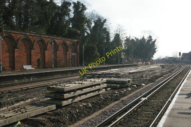 Photo 6"x4" Crystal Palace station: London Overground works Penge c2009 P2