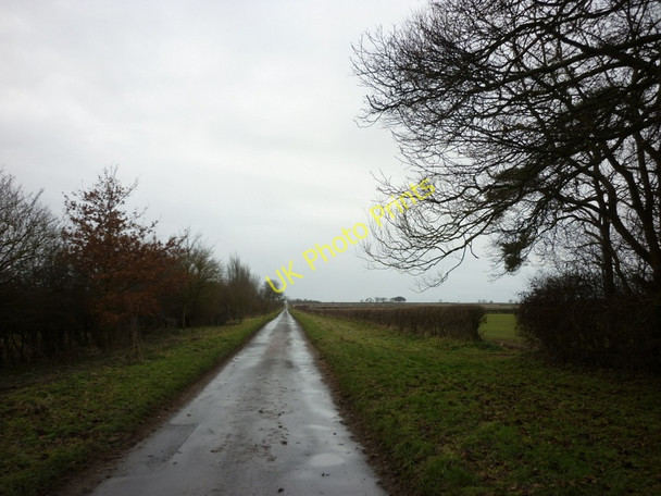 Photo 6"x4" Middlehowe Road towards South Newbald Walkington c2011