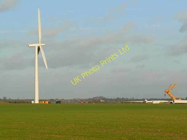 Photo 6"x4" Wind turbine, components and plant, Westmill Farm, Watchfield 25th January 2008 Watchfield\/SU2490 c2008
