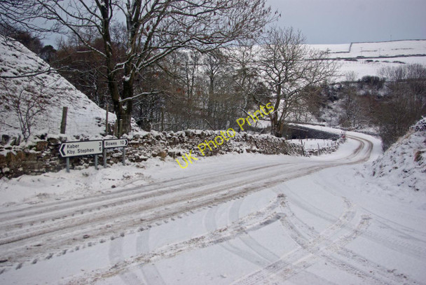 Photo 6"x4" Road junction at Barras Barras\/NY8412 c2010