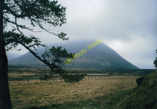 Photo 6"x4" Fenceline on the moor near Sronphadruig Lodge Sronphadruig Lodge c1998