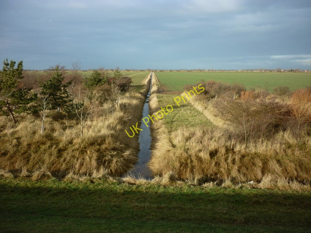 Photo 6"x4" A Sunk Island Drain, South Holderness Patrington Haven c2011