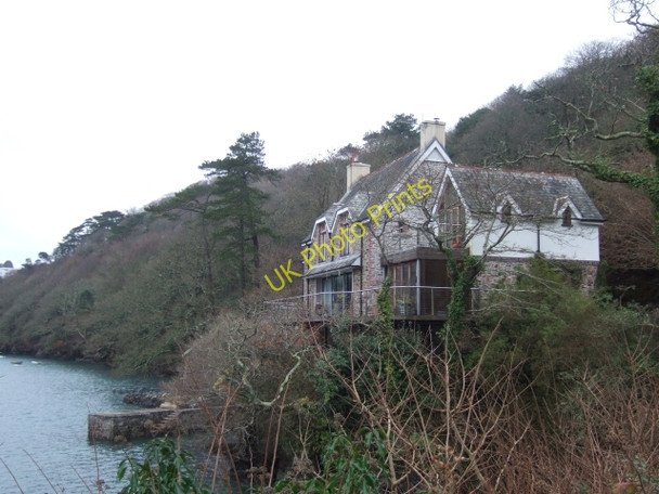 Photo 6"x4" Ferry Wood by River Yealm Noss Mayo c2010