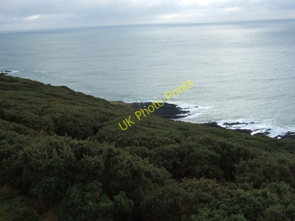 Photo 6"x4" Cliff slope to Gara Point Wembury c2010