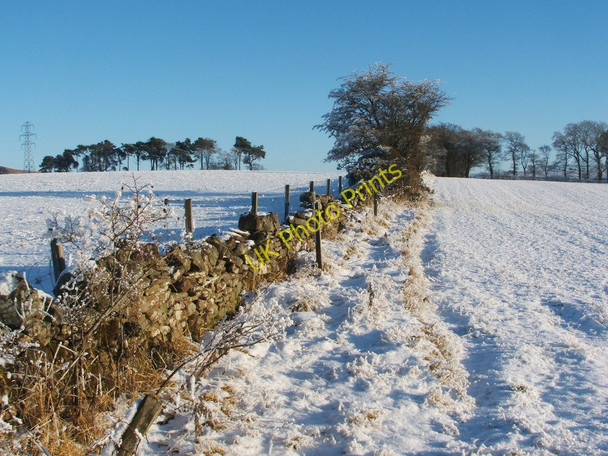 Photo 6"x4" Dry-stone wall Cardross\/NS3477 c2010
