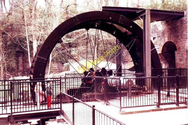 Photo 6"x4" Waterwheel, Aberdulais Falls Aberdulais c2006