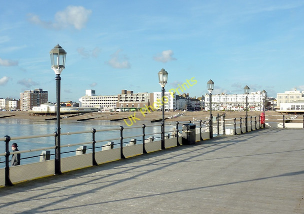 Photo 6"x4" Worthing Pier and seafront, West Sussex Worthing\/TQ1303 c2011
