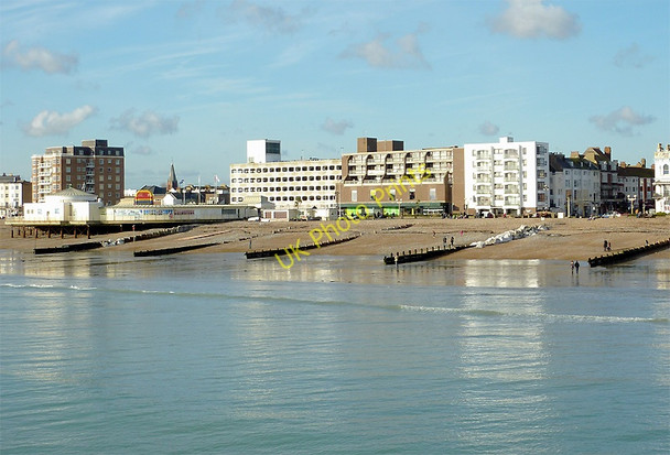 Photo 6"x4" The seafront at Worthing, West Sussex Worthing\/TQ1303 c2011