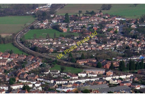 Photo 6"x4" Bend in the Malvern to Worcester Railway Line Great Malvern c2008