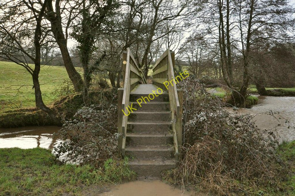 Photo 6"x4" A footbridge over Bradiford Water near Shearford Lane Barnstaple c2011