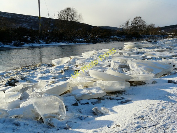 Photo 6"x4" Ice at Balnacoil Balnacoil\/NC8011 c2011