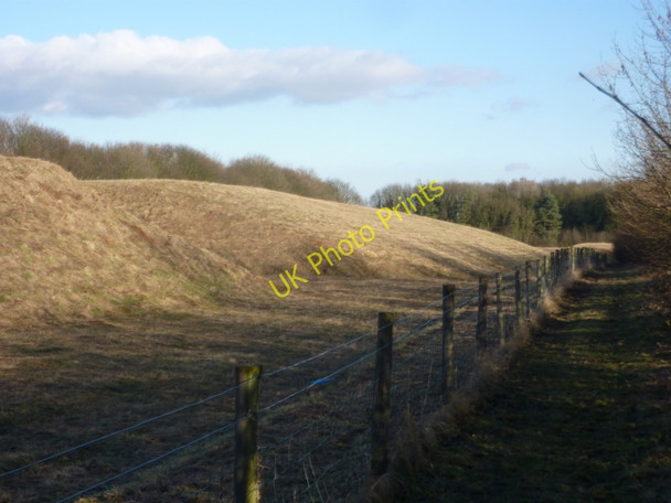 Photo 6"x4" Path by quarry workings Shirebrook c2011