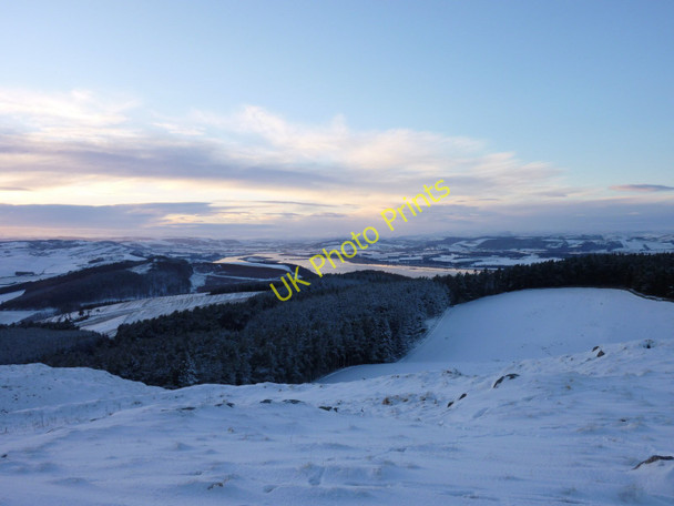 Photo 6"x4" View west from Norman's Law Brunton\/NO3220 c2011