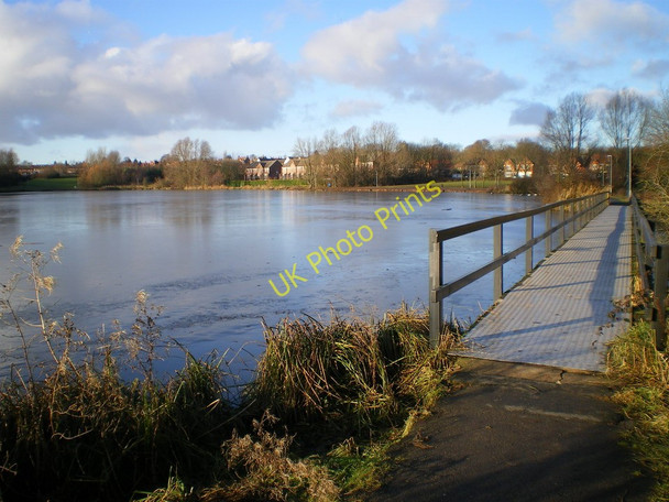 Photo 6"x4" Lakeside path, Priorslee Flash Telford c2011