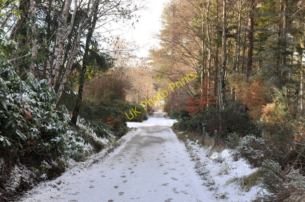 Photo 6"x4" Minor road near Reelig Glen Newtonhill\/NH5743 c2011