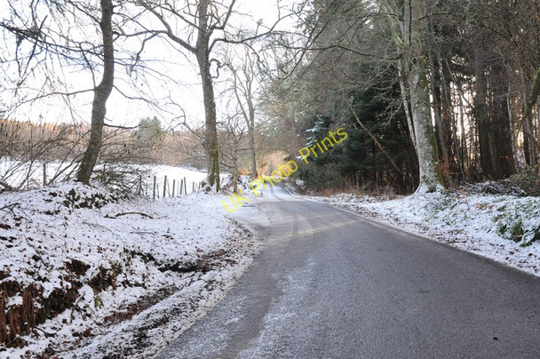 Photo 6"x4" Minor road near Reelig Glen Newtonhill\/NH5743 c2011