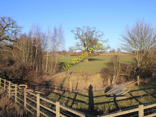 Photo 6"x4" Field to east of B4463 Hampton on the Hill c2011