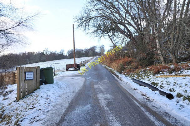 Photo 6"x4" Minor road at Broallan Balblair\/NH5045 c2011