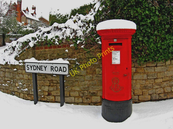Photo 6"x4" Christmas postbox, Sydney Road Guildford c2010