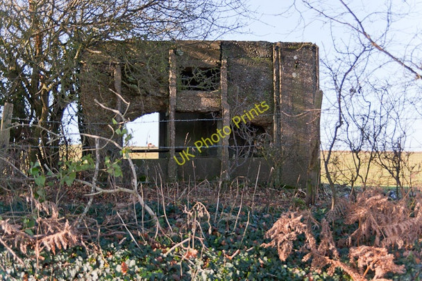 Photo 6"x4" Dilapidated concrete building on Quob Lane Moorgreen\/SU4715 c2011