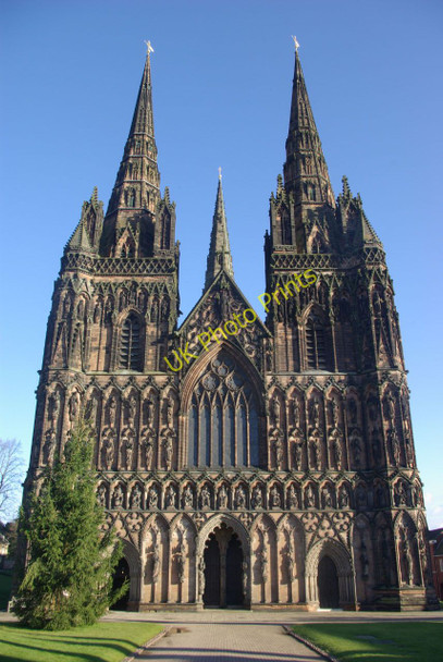 Photo 6"x4" Lichfield Cathedral Lichfield c2011