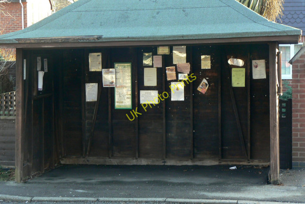 Photo 6"x4" Village notice board Kinoulton c2011