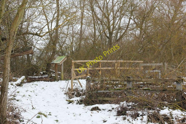 Photo 6"x4" Bridge on a ditch Chimney c2010