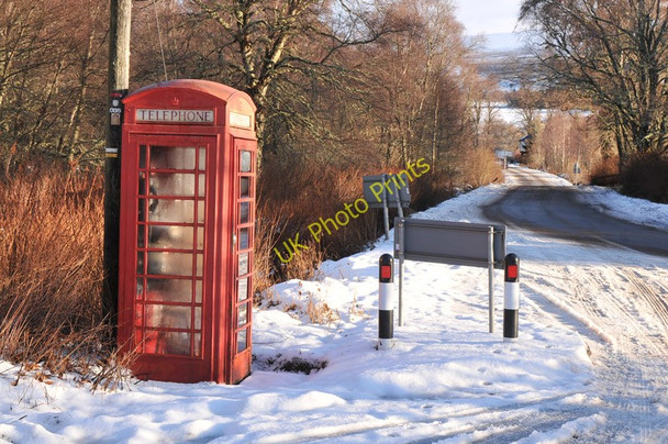 Photo 6"x4" Telephone box at Errogie Errogie c2011