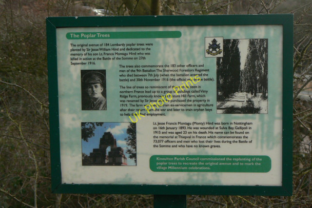 Photo 6"x4" Vimy Ridge Farm, information board Kinoulton c2011