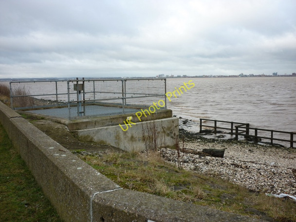 Photo 6"x4" The Goxhill outfall on the River Humber North End\/TA1022 c2011