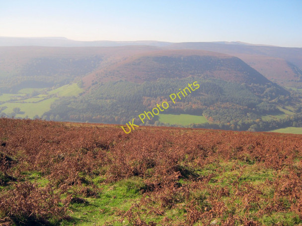 Photo 6"x4" Across the Vale of Ewyas Clodock c2010