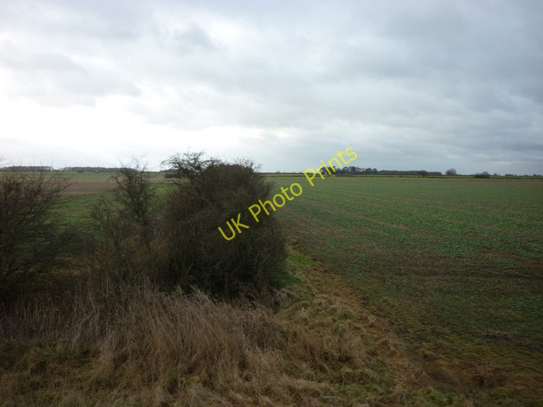 Photo 6"x4" Halton Marshes from the banks of the River Humber East Halton c2011