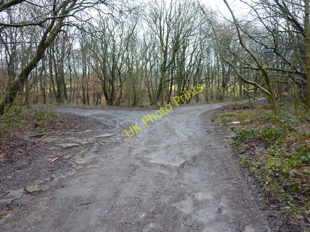 Photo 6"x4" Junction on Plantation Road east of Plantation Cottage Accrington c2011