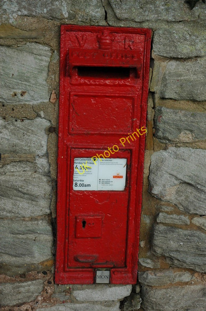 Photo 6"x4" Victorian letterbox, Upleadon Upleadon c2011