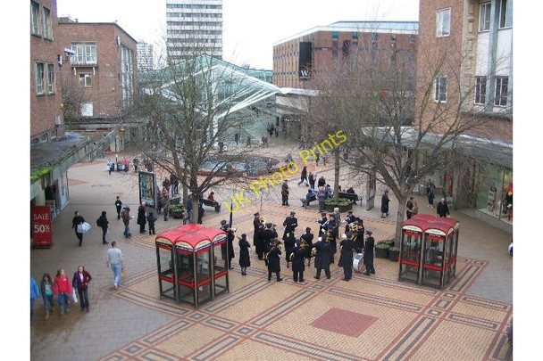 Photo 6"x4" Precinct crossroads Coventry c2011