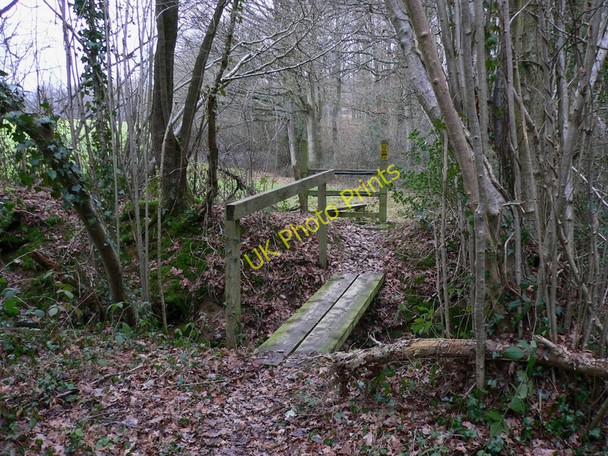 Photo 6"x4" Footbridge and stile near Kirdford Kirdford c2011