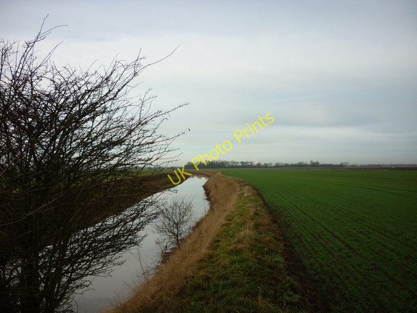 Photo 6"x4" Winestead Drain, Sunk Island Patrington Haven c2011