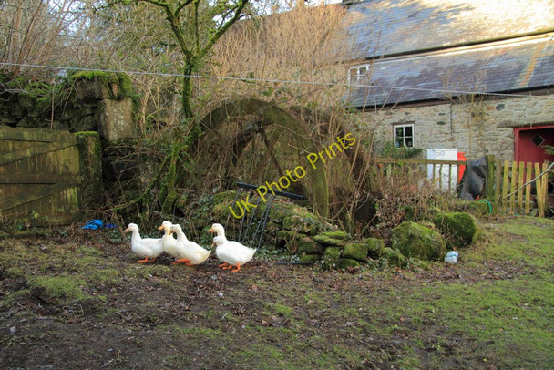 Photo 6"x4" Old waterwheel at West Coombe Farm Lower Hookner c2011