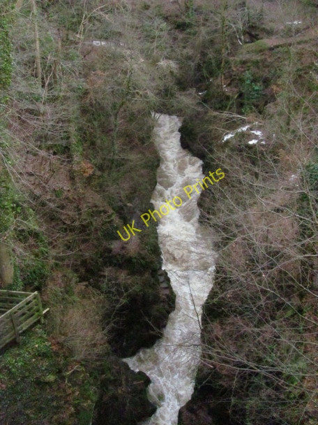 Photo 6"x4" River Devon, Rumbling Bridge Rumbling Bridge c2011
