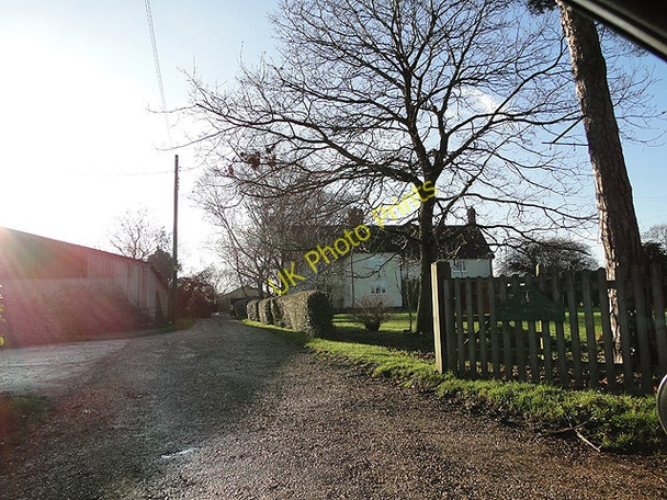 Photo 6"x4" Manor Farm, Cratfield,  with the sun in the lens Cratfield c2011