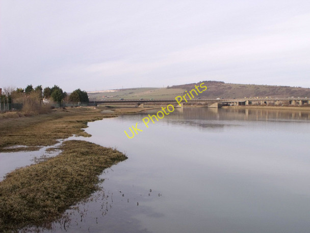 Photo 6"x4" The A27 'Flyover' at Shoreham over the River Adur Shoreham-By-Sea c2010