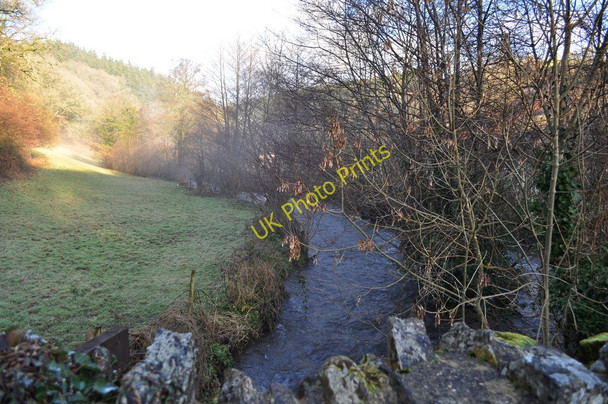 Photo 6"x4" The view upstream from King Bridge on Bradiford Water Kingsheanton c2011