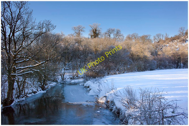 Photo 6"x4" River Manifold from Ecton Bridge at Swainsley Ecton\/SK0958 c2010