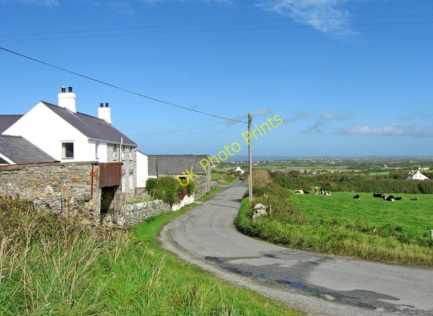 Photo 6"x4" Country road near St. Gwenfaen's Church, Ynys Gybi\/Holy Island Rhoscolyn c2010