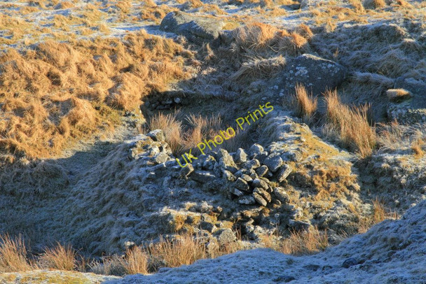 Photo 6"x4" Remains of tinner's shelter Fox Tor\/SX6269 c2011