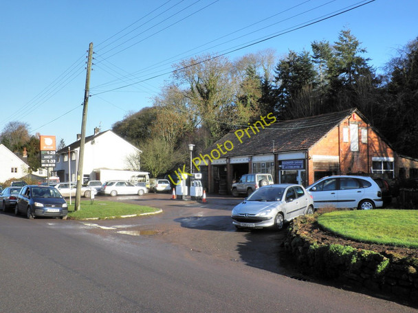 Photo 6"x4" Roadwater Garage Beggearn Huish c2011