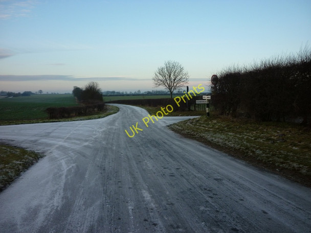 Photo 6"x4" Minor crossroads at the end of Salters Lane North Ormsby c2011