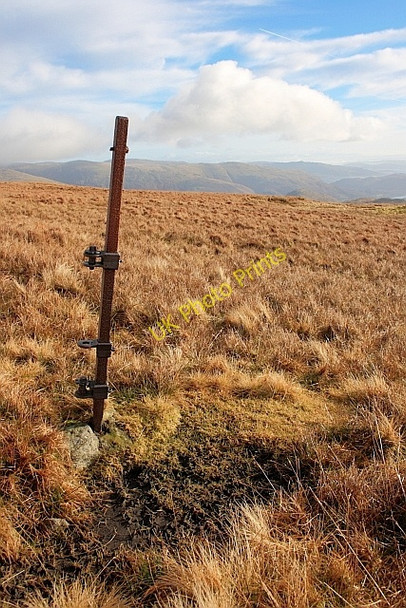 Photo 6"x4" Old Fence Post, Ullscarf Stonethwaite\/NY2613 c2011