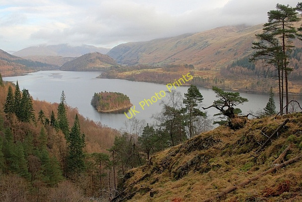 Photo 6"x4" Thirlemere from Thackmell Crags Watendlath c2011